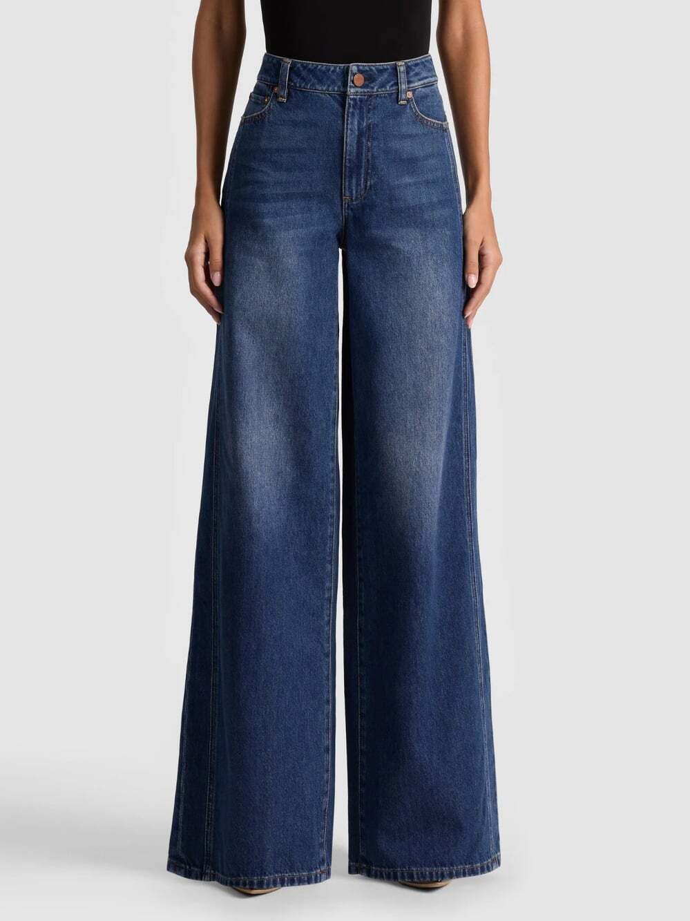 Alice + Olivia Cool Danica Dark Indigo Jeans 29